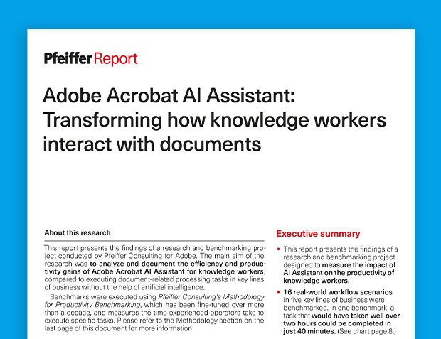 Adobe Acrobat Al Assistant: Transforming How Knowledge Workers Interact with Documents